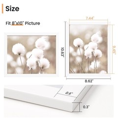 Venusmiles 8×10 Picture Frame, Display 8×10 Photo Frames – High Definition Pl…