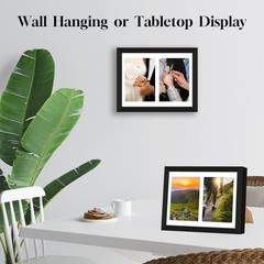 5×7 Double Picture Frame Collage 2 Openings, 8.5″x11″ Multi Photo Collage Fra…