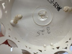 Vintage 1959 Bride Groom 9” Wedding Cake Topper Bell Arch Flowers