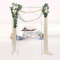 Wedding Arch Backdrop Decor Stand Metal Balloon Arch Stand Garden Arbor Frame