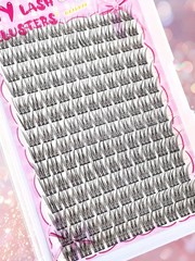 151 Pcs D Curl Natural Wispy Individual Lash Clusters For Daily Use