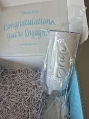 The Bride Box Bridal Wedding Favor Set: Tumbler, T-Shirt, Planner, Notebook