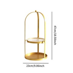 2 Tier Cake Stand Cupcake Tower Sturdy Exhibition Stand Storage Organizer Rack