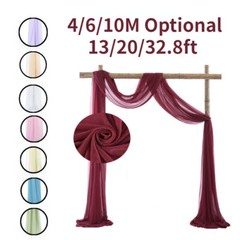 Backdrop Draping Curtain New Arch Party Wedding 13/20/32.8ft Decor 4/6/10M Tulle