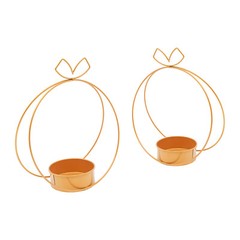Elegant Wedding Centerpieces Party Decor 10Pc Metal Geometric Gold Centerpiece