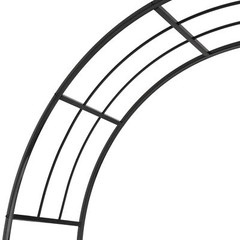 Outdoor Steel Garden Archway Trellis For Roses&Vine Climbing Plant Stand 89.5in