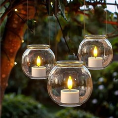Solar Tea Lights Outdoor Waterproof, 12 pcs 1.5″ D x 2.1″ Reusable Dusk to