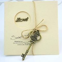 20pcs 3.3 Inch Large Antique Skeleton Keys Bulk Charms in Antique Bronze