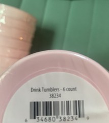 Pink Bridesmaids Gift Cups 6 Count Set of 2 Last Fling Before The Ring New