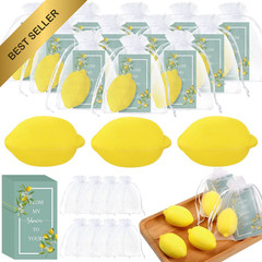 50 Pack Lemon Shaped Soap Gift Favors Italian Lemon Soap Wedding Party Favor