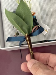 Ling’s Moment Boutonniere for Men, 6pcs Groom Groomsmen Boutonniere, Artificial