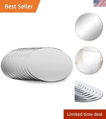 Round Mirror Wedding Table Centerpieces, 10 Pieces, 8″ Inches