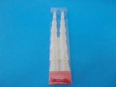 NWT ASHLAND Set of 2 Unscented Advent CHRISTMAS 10″ Taper Candles