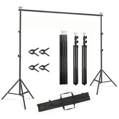 10x7ft Metal Backdrop Stand Kit Professional Balloon Arch Frame Party Decoration