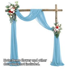 Backdrop Draping Curtain Arch Wedding Party New 13/20/32.8ft Decor 4/6/10M Tulle