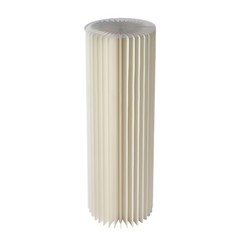 Milky White Honeycomb Cardboard Flower Stands 2-Pack 100cm With PVC Top
