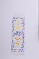 25 pcs 7″ Double Sided TABLE NUMBERS Sign Holders Paper STANDS Decorations