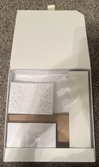 Three Invitation Kit 30 Sets White Cut Floral Brown Beautiful Celebrate it NEW