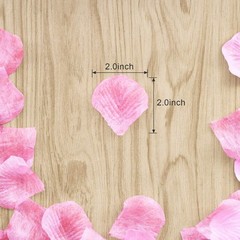 1200 PCS Pink Silk Rose Petals for Luxe Wedding & Event Decor – Fade-Resistant