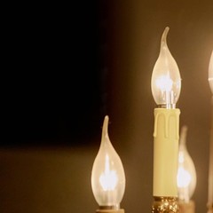 – 12 – 3.5 Inch Ivory Plastic Drip Candle Covers 13/16 Inch Inside