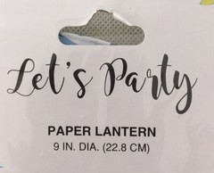 Tropical Paper Lantern 9 Inch Hanging Decor New Luau Party Decoration