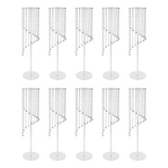 10* Crystal Flower Stand Wedding Centerpieces For Tables 80cm Tall Flower Stand~