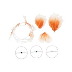 Giant Artificial Flower Decoration For Wedding Background Freestanding Set Of 3