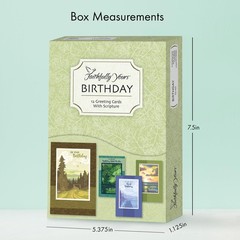 Faithfully Yours Designer Greetings Masculine Birthday Boxed Card Assortment,…
