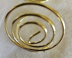 Gold-Toned Table Number Holders, 6 pieces