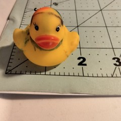 Mini Rubber Ducky Hipster Couple Pair Duckies Lot 2