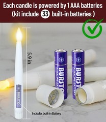 Tenmiro – Candles Wand Magic Hanging Candles Flameless Warm