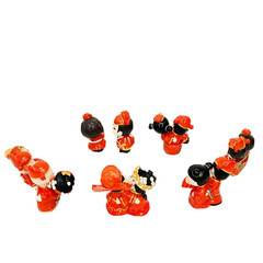 Chinese Couple Figurine Style Resin Bride And Groom Wedding Cake Topper Decors