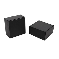 300x Black Paper Boxes Gift Packing Boxes Wedding Party Favour Boxes 7.5×7.5x3cm