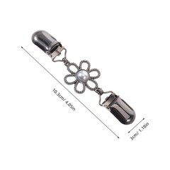 4 Pcs Cardigan Closure Clips Scarf Shawl Clasp Clothing for Women