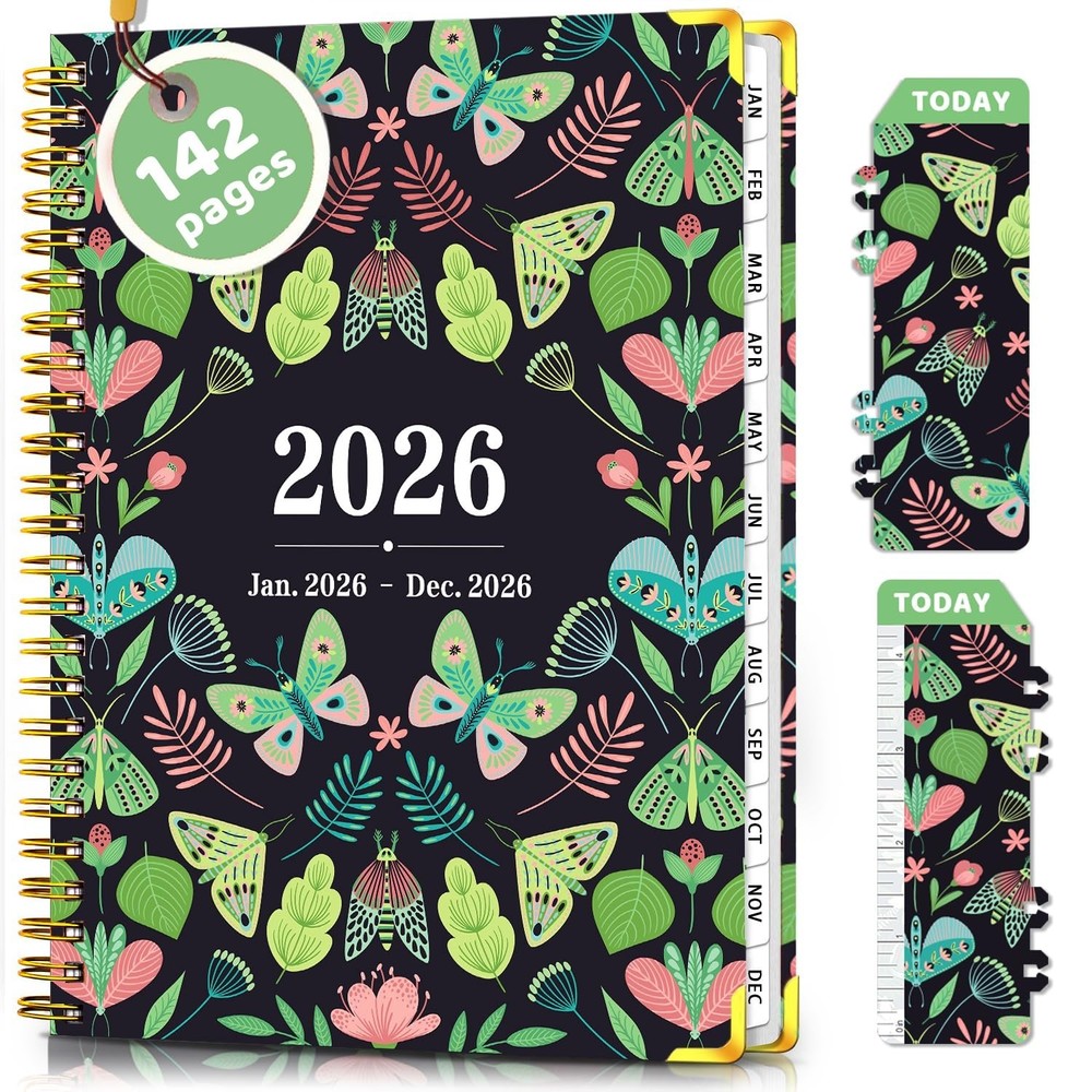 Academic Planner 2026, Daily Weekly and Monthly Planner, Jan. 2026 – Dec. 202…