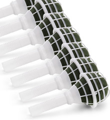 12 Pack Flower Bouquet Holder, Wedding Bridal Bouquet Handle Holder for Fresh Ar