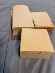 kraft favor boxes 4x4x2