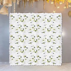 6-Pack Silk Peony & Rose Flower Wall Panels 60 × 40 cm Wedding Backdrop