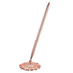 Rose Gold Wedding Pen with Holder – 1 Set