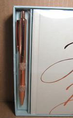 NEW Punch Studio GUEST BOOK 100 Lined Pages with Gold Pen Party Event SEALED BOX