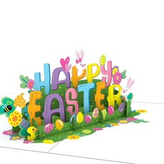 Lovepop Playpop 3D Pop-Up Easter Card for Kids – for Boys, Girls, Him, Her – …