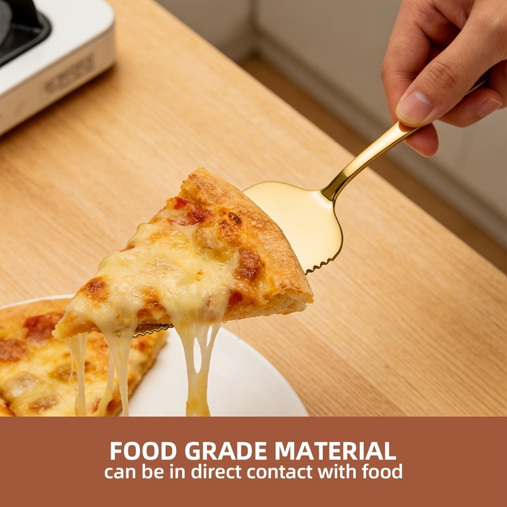 Food Grade Stainless Steel Dishwasher Safe Pizza Cake Spatula for Home Baking