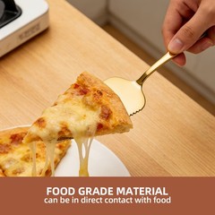Food Grade Stainless Steel Dishwasher Safe Pizza Cake Spatula for Home Baking