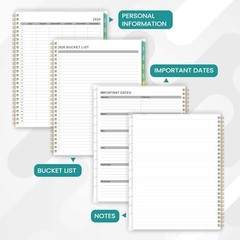 2026 Monthly Planner – 2026 Planner/Calendar, 12 Months Planner with Colorful