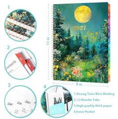 2027 Planner Weekly and Monthly, Jan. 2027 – Dec. 2027, 9″ x 11″ | A4 PLANNER