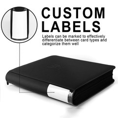 Toploader Binder, Holds 360 Toploaders, Top Loader Binder with 9 Pockets for …