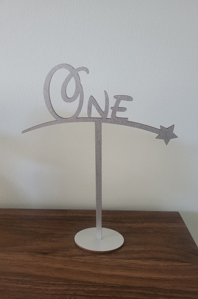 Fantasy Table Numbers | Silver Table Numbers 1-11 | Shooting Star