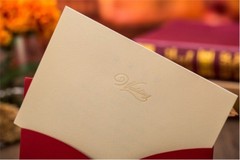 Crown Laser Cut Wedding Favour Candy Bags Boxes Invitations Cards Envelopes Red