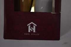Homi Styles Wedding Cake Knife & Server Set Elegant Gold Color Premium