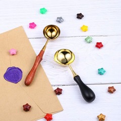 Durable Brass and Stainless Steel Wax Seal Spoons – Perfect for Gifts